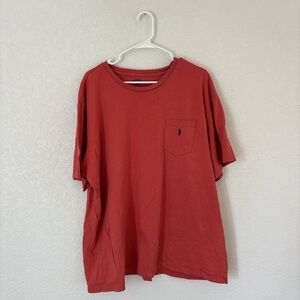 Men’s Salmon Ralph Lauren Pocket Short Sleeve Tee